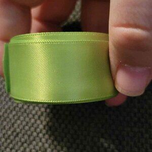 Green crafting ribbon